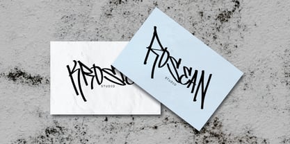 Standerik Graffiti Regular Font Poster 5
