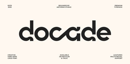 Docade Font Poster 1