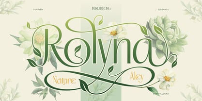 Rolyna Font Poster 1