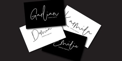 Esimply Signature Font Poster 8