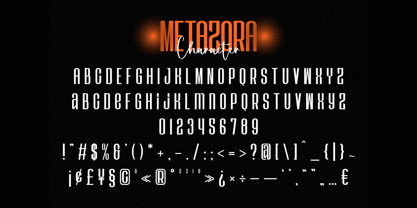 Metazora Font Poster 3