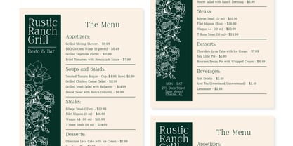 Asvata Font Poster 8