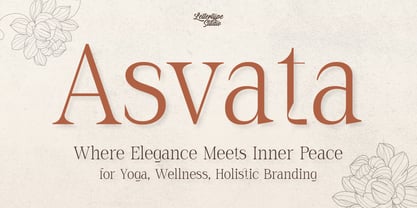 Asvata Font Poster 1