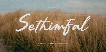 Sethimfal Font Poster 1