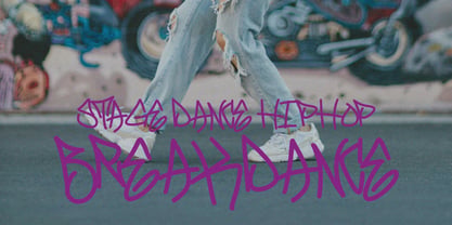 Farmonte Graffiti Font Poster 3