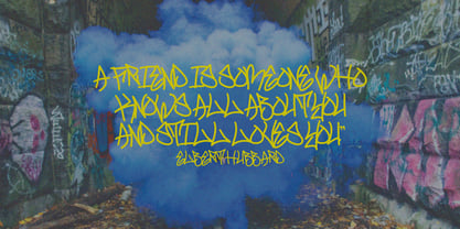 Farmonte Graffiti Font Poster 7