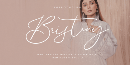 Bristeny Font Poster 1
