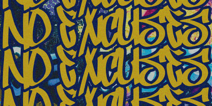 Pigame Graffiti Font Poster 9