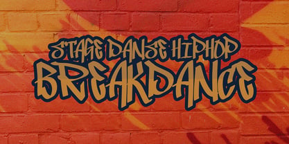 Pigame Graffiti Font Poster 3