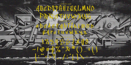 Pigame Graffiti Font Poster 4