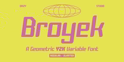 Broyek Font Poster 1