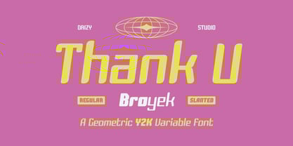 Broyek Font Poster 10