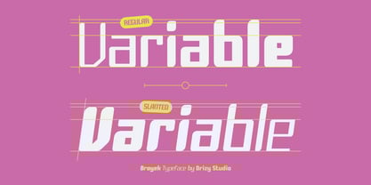 Broyek Font Poster 3