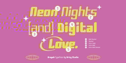 Broyek Font Poster 2