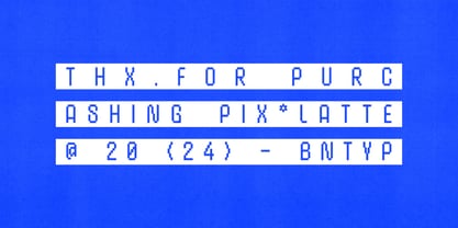 Pixolatte Font Poster 7