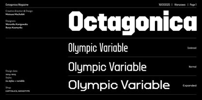 Octagonica Font Poster 1
