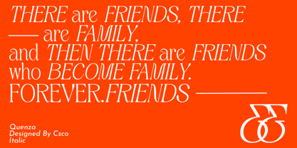 Quenza Font Poster 2