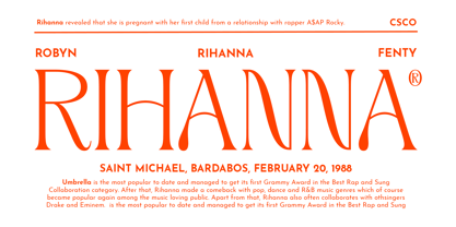 Quenza Font Poster 3