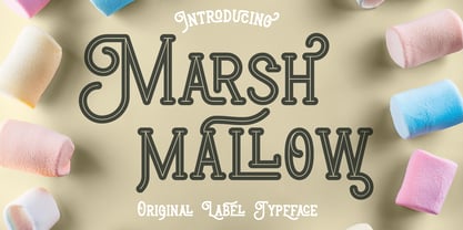 Marshmallow Font Poster 1