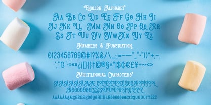 Marshmallow Font Poster 3