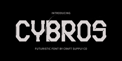 Cybros Font Poster 1