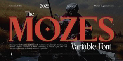 Mozes Font Poster 1