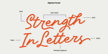 Nahzle Font Poster 9