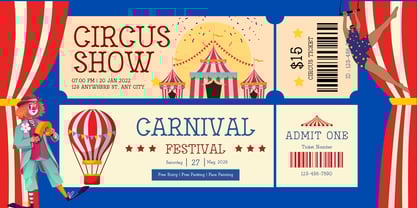 Clown Event Font Poster 5