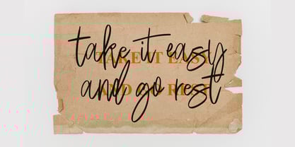 Bolinda Signature Font Poster 2