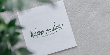 Bolinda Signature Font Poster 4