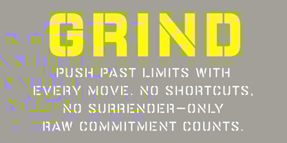 Double Dagger Font Poster 8