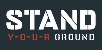 Double Dagger Font Poster 10