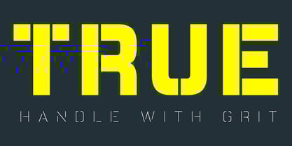 Double Dagger Font Poster 6