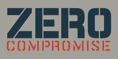 Double Dagger Font Poster 5