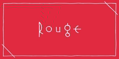 Rouge Font Poster 1