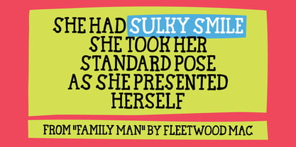 Sulky Smile Font Poster 2