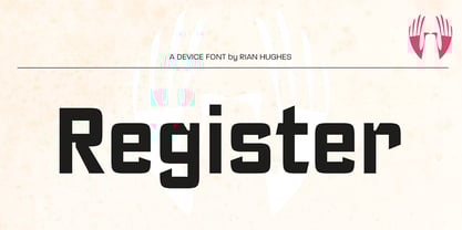 Register Font Poster 11