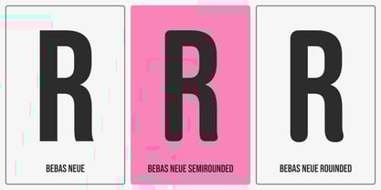 Bebas Neue SemiRounded Font Poster 10