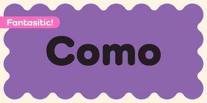 Como Font Poster 1