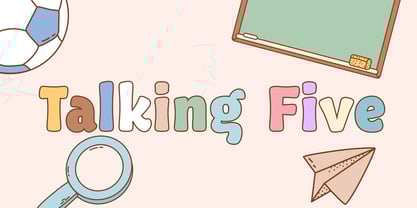 Talking Five Font Poster 1
