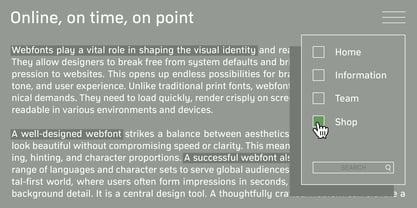 Compasse Font Poster 4