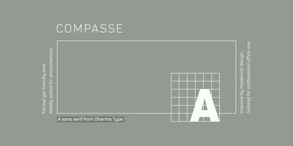 Compasse Font Poster 1
