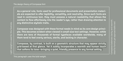Compasse Font Poster 3