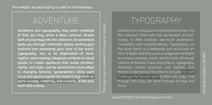 Compasse Font Poster 2