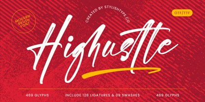 Highustle Font Poster 1