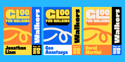 UNCMMN Gloo Font Poster 11