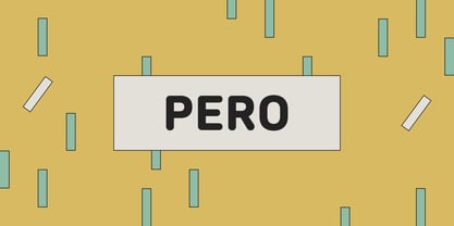 Pero Font Poster 1