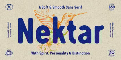Nektar Font Poster 1