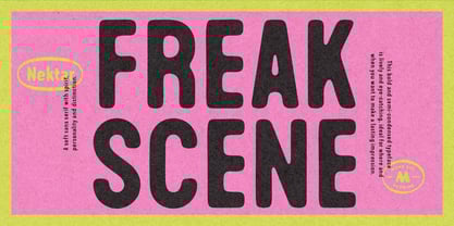 Nektar Font Poster 4