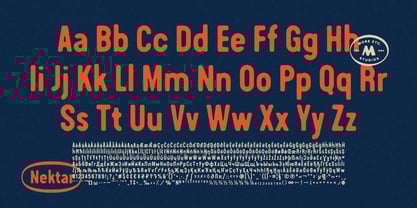 Nektar Font Poster 12